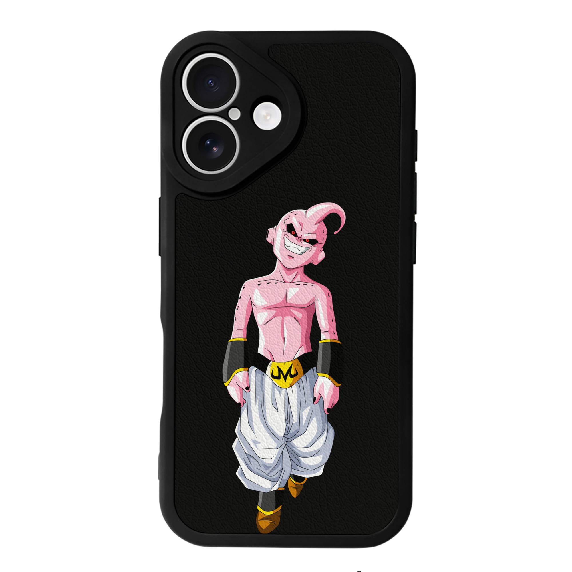 （画像用） ドラゴンボール 魔人ブウ DRAGON BALL Majin Buu 【iPhone 16シリーズ対応】シリコンスマホケース（レザー調） 材質：シリコン